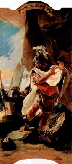 Giovanni Battista Tiepolo Hannibal betrachtet den Kopf des Hasdrubal China oil painting art